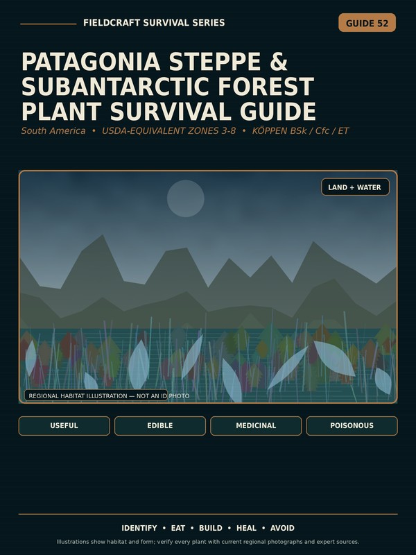 Cover of Patagonia Steppe & Subantarctic Forest Plant Survival Guide