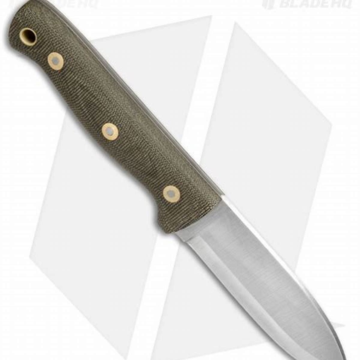 Battle Horse Smoky Mtn. Razor Fixed Blade (OD Green Micarta)