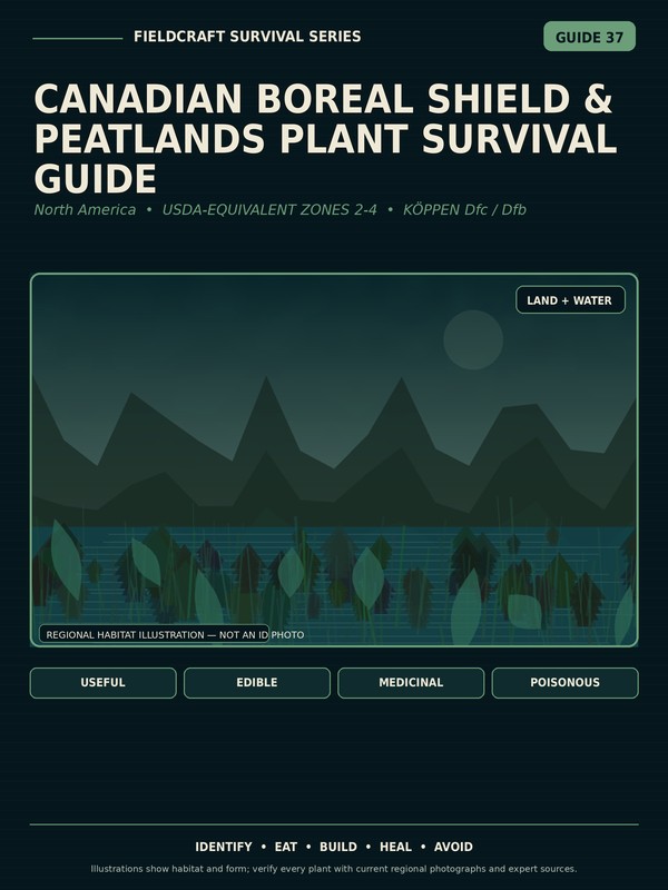 Cover of Canadian Boreal Shield & Peatlands Plant Survival Guide
