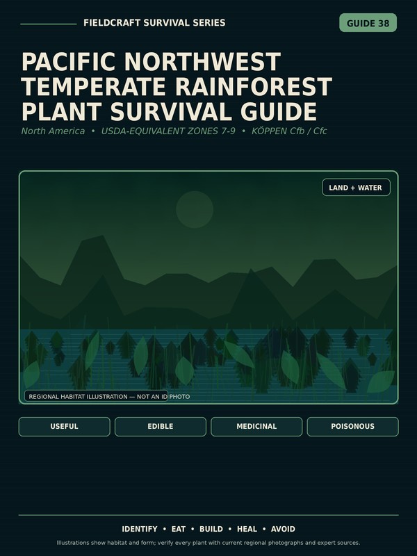 Cover of Pacific Northwest Temperate Rainforest Plant Survival Guide