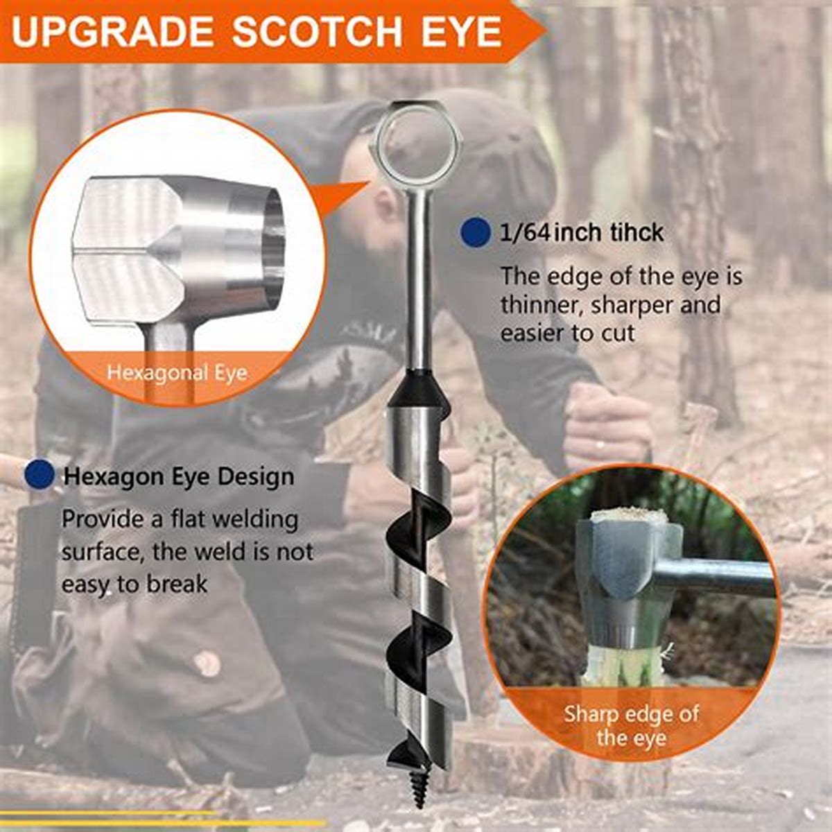 1 Inch Scotch Eye Auger