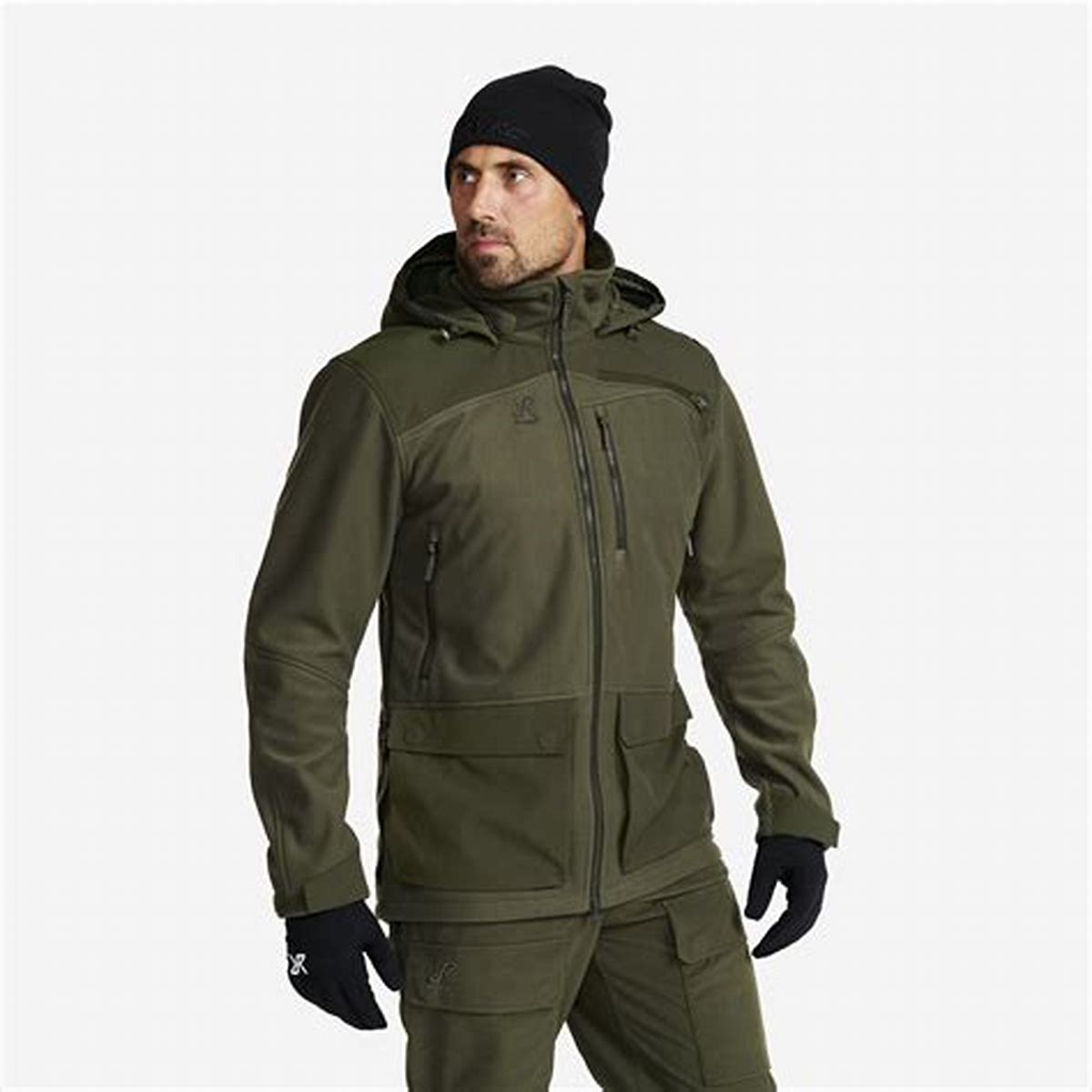 Trace Silent Softshell Jacket Men Deep Depths