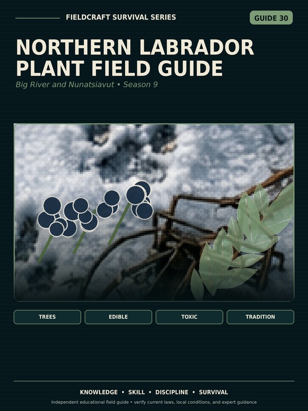 Northern Labrador Plant Field Guide Survival Guide cover