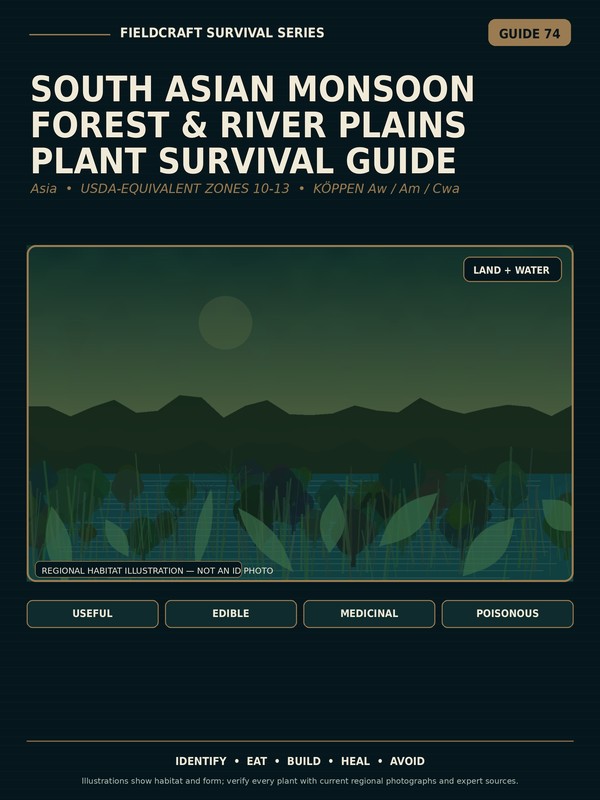 Cover of South Asian Monsoon Forest & River Plains Plant Survival Guide