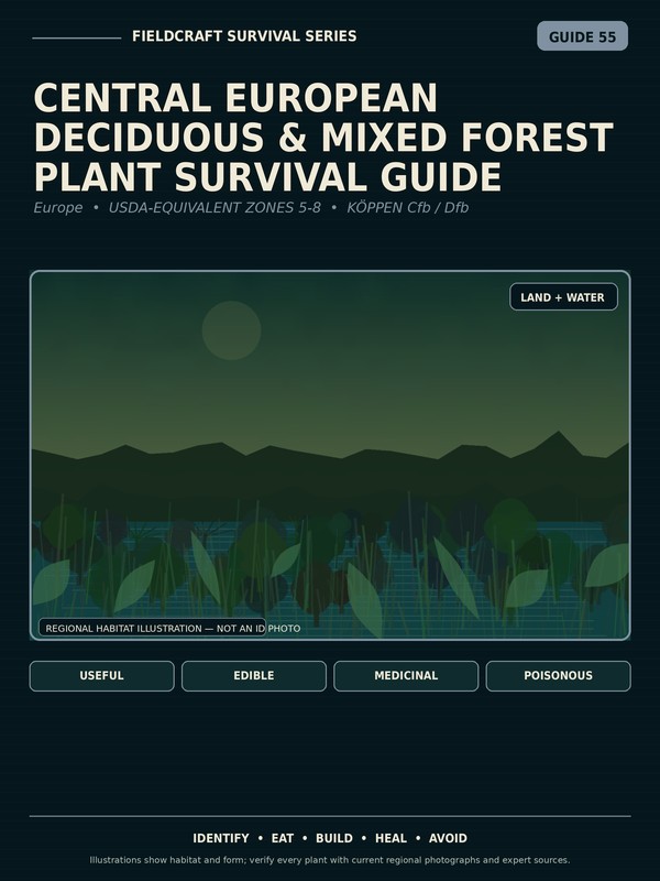Cover of Central European Deciduous & Mixed Forest Plant Survival Guide