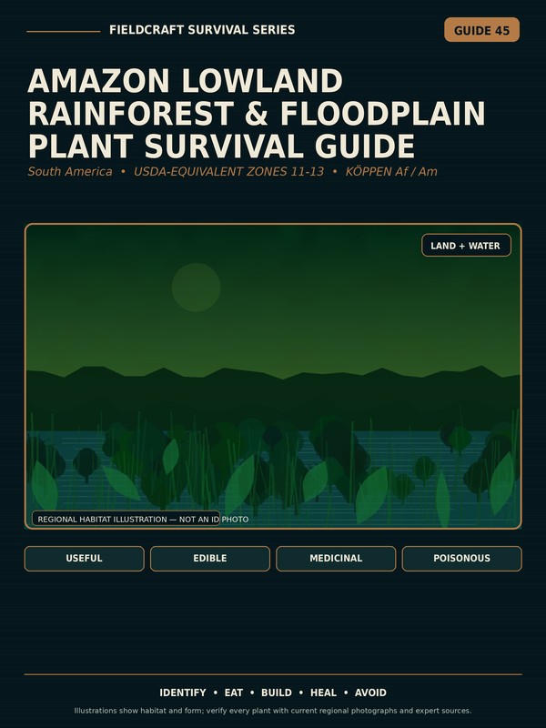 Cover of Amazon Lowland Rainforest & Floodplain Plant Survival Guide