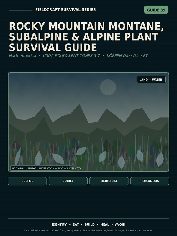 Cover of Rocky Mountain Montane, Subalpine & Alpine Plant Survival Guide