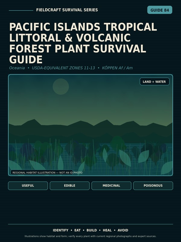 Cover of Pacific Islands Tropical Littoral & Volcanic Forest Plant Survival Guide